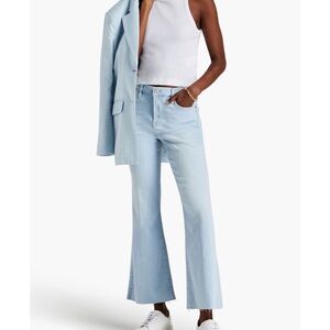 Frame Le Easy Flare Cropped Flare Denim- Size 25